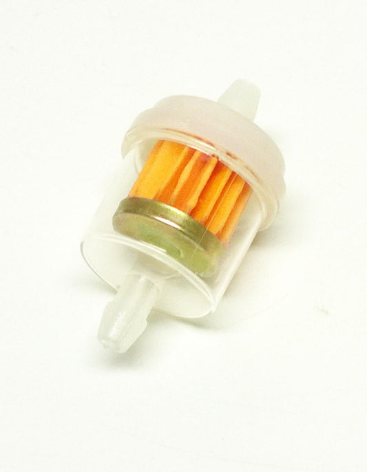 FUEL FILTER STRAIGHT 6mm HOSE, UP-07101, ROAD