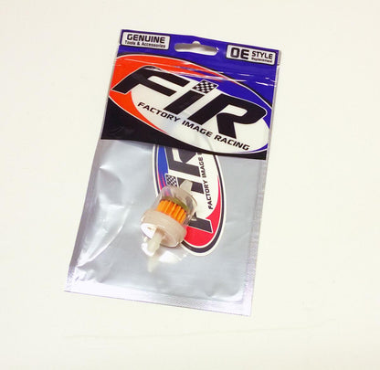 FUEL FILTER STRAIGHT 6mm HOSE, UP-07101, ROAD