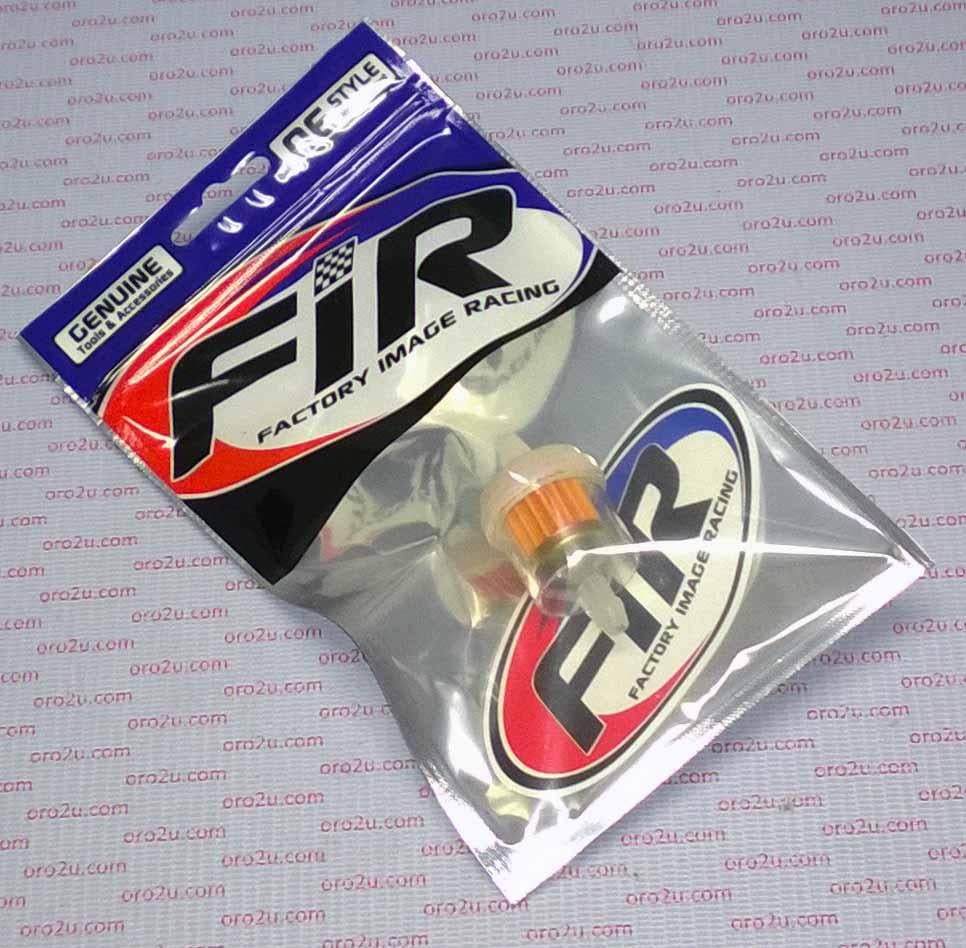 FUEL FILTER STRAIGHT 6mm HOSE, UP-07101, ROAD