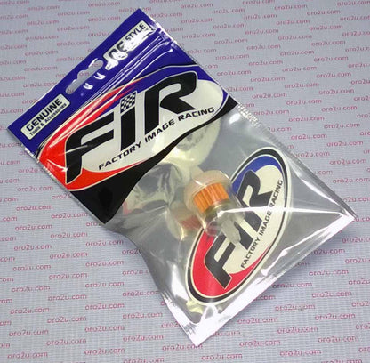 FUEL FILTER STRAIGHT 6mm HOSE, UP-07101, ROAD