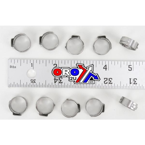 STEPLESS EAR CLAMPS 13.2-15.7mm 7mm WIDE MOTION PRO 12-0082