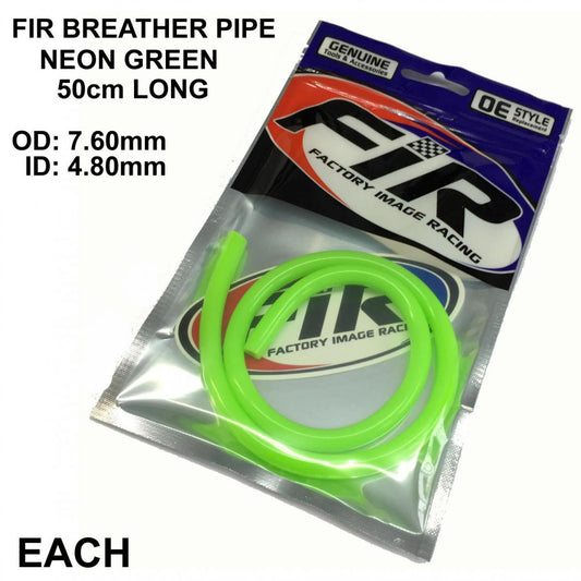 FUEL PIPE BREATHER LINE 5mm GREEN 50cm LENGTH