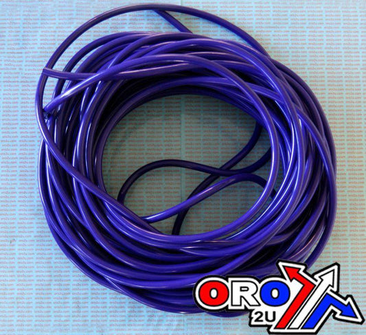 FUEL PIPE BREATHER LINE 5mm PURPLE 30m ROLL - BULK