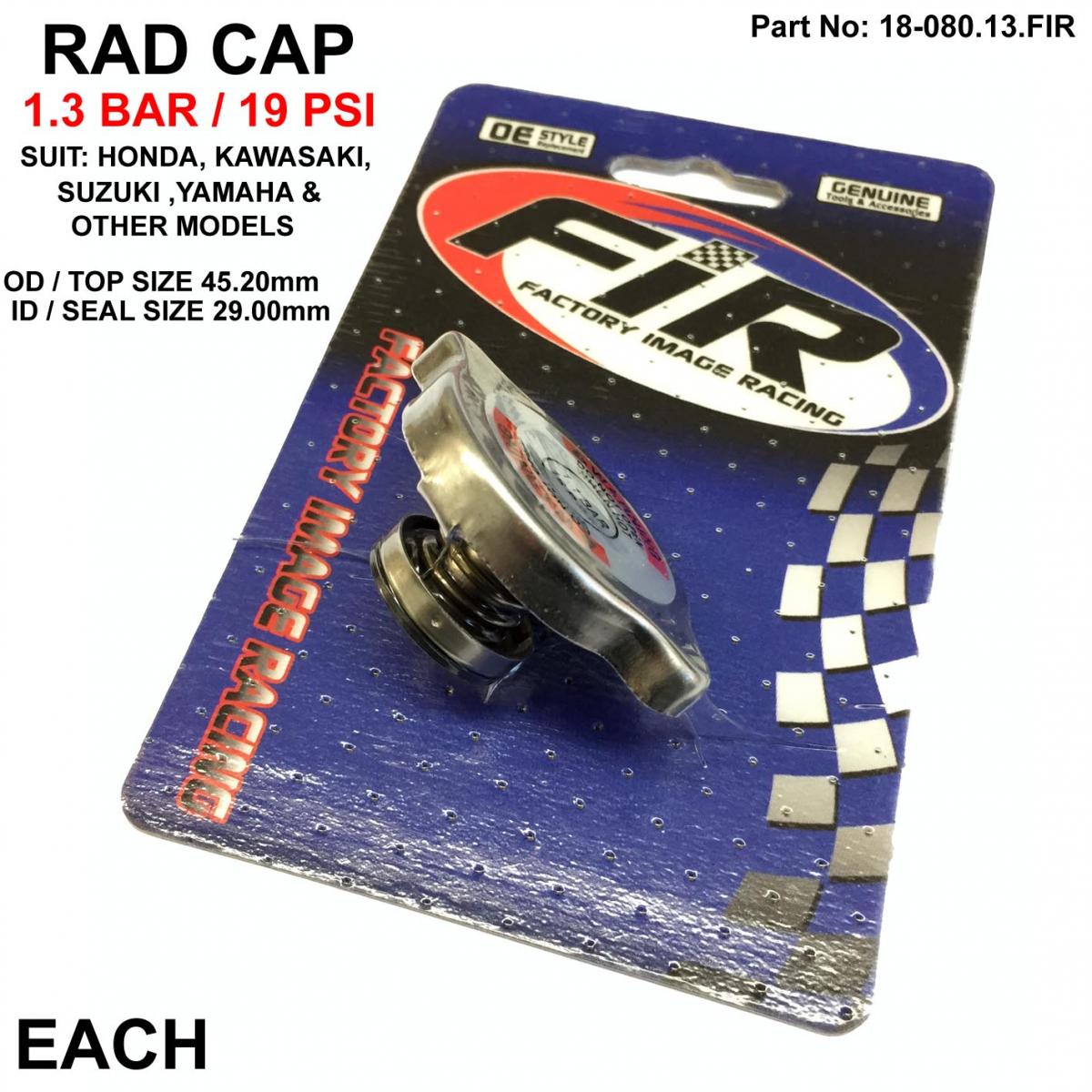 RADIATOR CAP 1.3 [19psi] JAP.