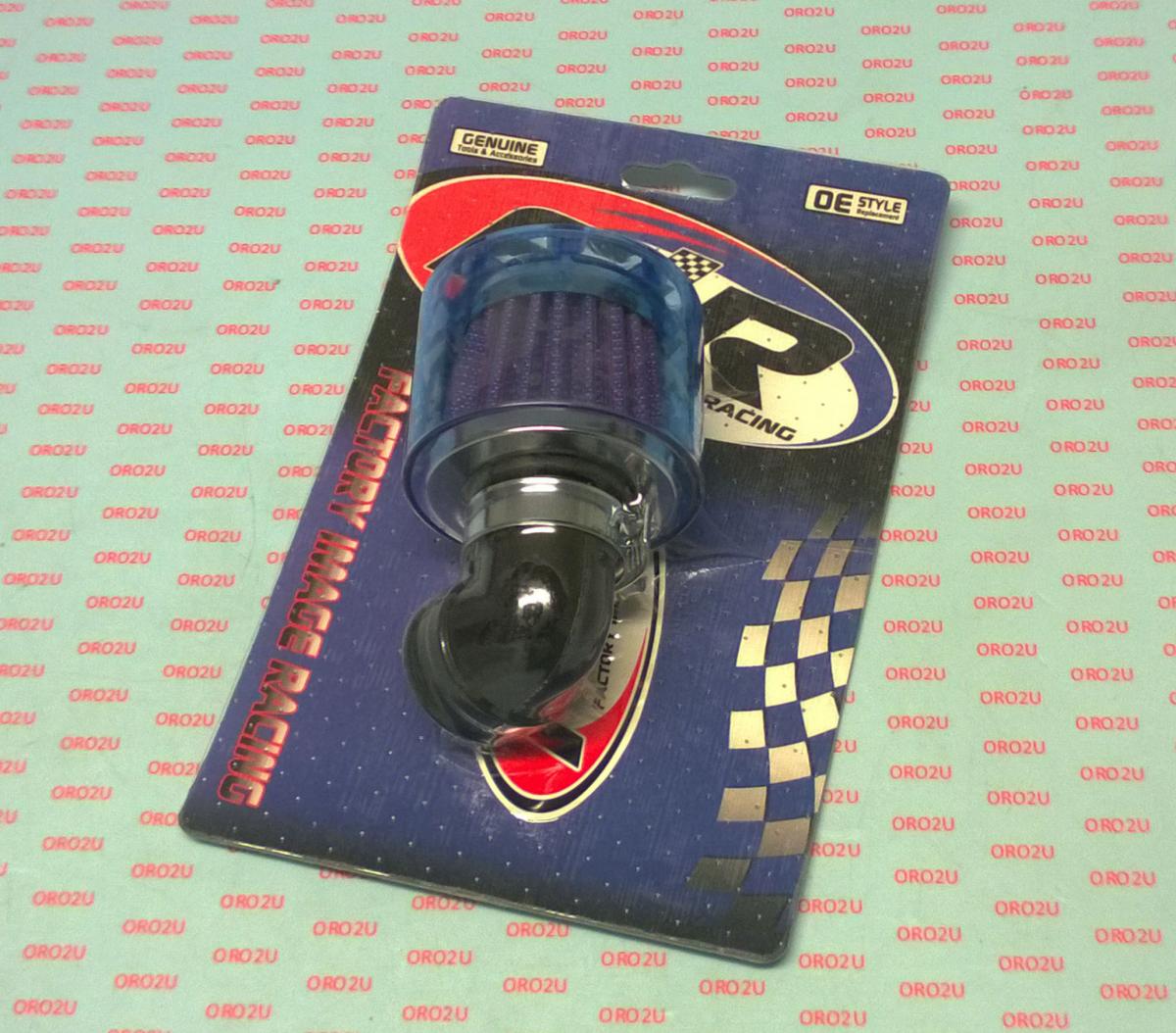 35mm AIR FILTER WITH 90* RUBBER & COVER