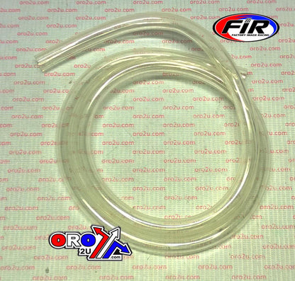 FUEL PIPE LINE HOSE - CLEAR - 1m LENGTH - ID 8mm x OD 12mm