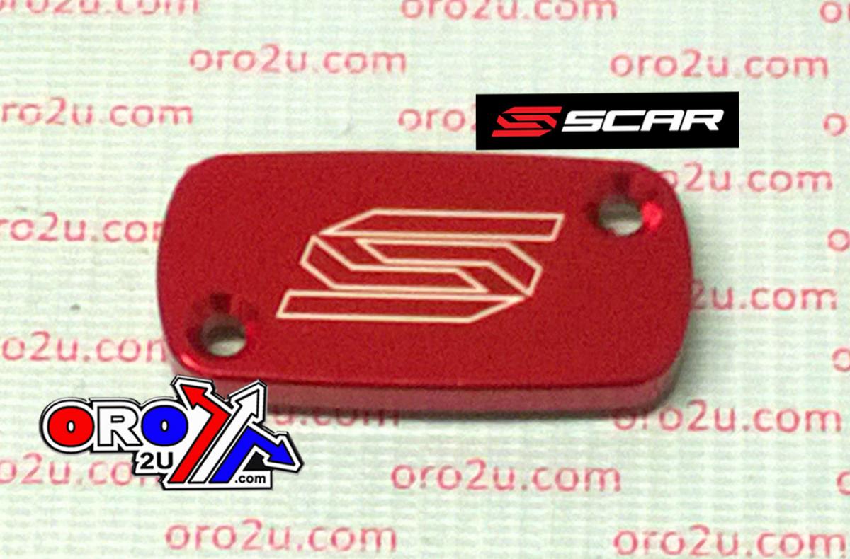 FRONT BRAKE RESERVOIR COVER RED 96-26 BETA HONDA KAWASAKI RR RX XTRAINER CR CRF XR KX SCAR 2801