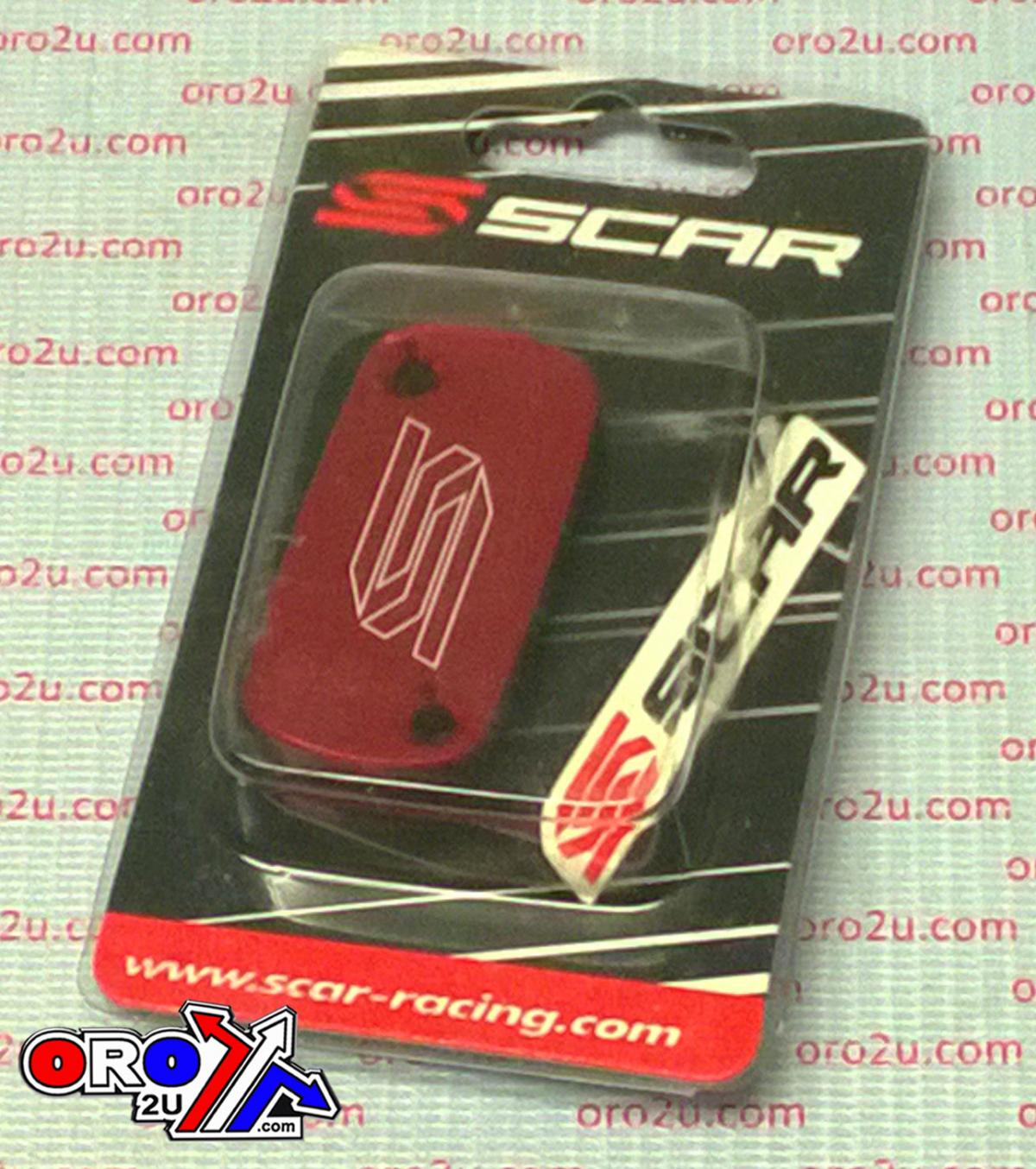 FRONT BRAKE RESERVOIR COVER RED 96-26 BETA HONDA KAWASAKI RR RX XTRAINER CR CRF XR KX SCAR 2801