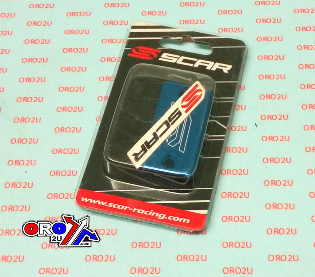 FRONT BRAKE RESERVOIR COVER BLUE 93-26 KAWASAKI SUZUKI YAMAHA KX KLX RM RM-Z RMX YZ WR SCAR 1801B