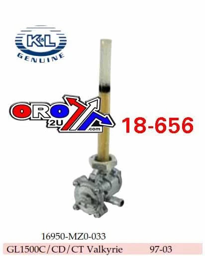 FUEL PETCOCK TAP 16950-MZ0-033 K&L 18-4161