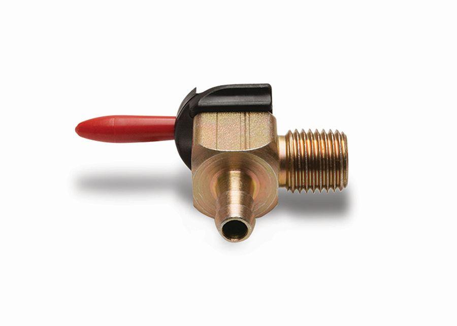 FUEL TAP INLINE 6mm 90° BEND SCREW END 12-0085