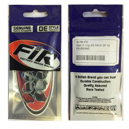 Steel O Clip 3/8 PACK OF 10, 8>11mm, / OC1