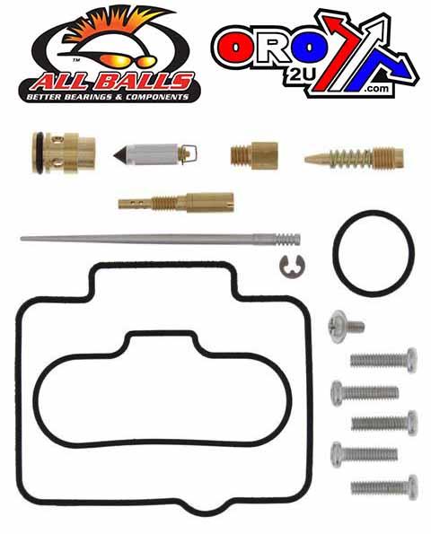 CARBURETOR REBUILD KIT 2003 HON CR250R, ALLBALLS 26-1164 DIRT