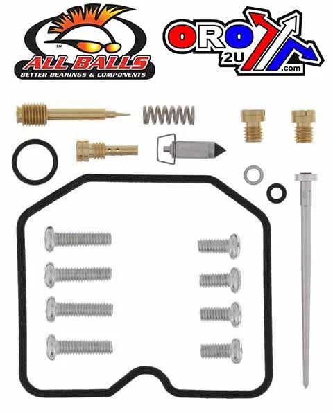 CARBURETOR REBUILD KIT 12-22 KAW KVF300, ALLBALLS 26-1225 ATV