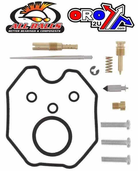 CARBURETOR REBUILD KIT 90-91 HON TRX200, ALLBALLS 26-1479 ATV