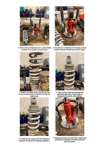 SHOCK SPRING COMPRESSOR HYDRAULIC