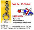 STARTER MOTOR REPAIR KIT, HONDA ZG ZX1400 SMU9174, ARROWHEAD