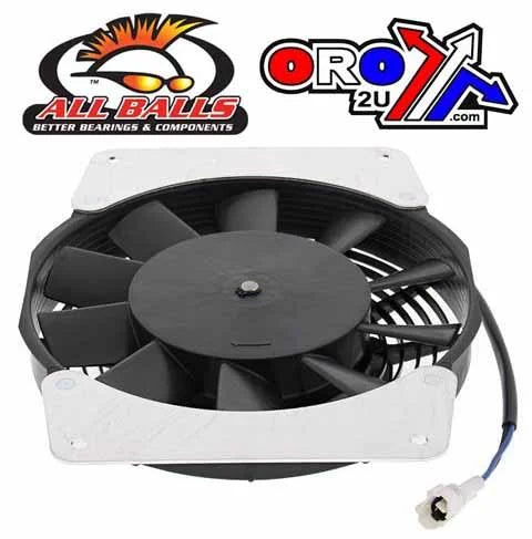 COOLING FAN ASSY YAMAHA ATV, ALLBALLS 70-1028 5ND-E2405-00, GRIZZLY, KODIAK, WOLVERINE