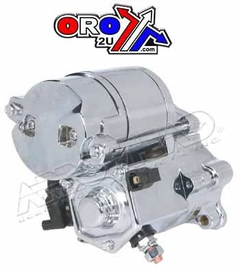 STARTER MOTOR HARLEY DAVIDSON, SHD0004-C, CHROME FINISH 1.4Kw