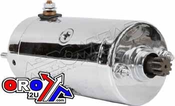 STARTER MOTOR HARLEY DAVIDSON, SHD0001-C, CHROME FINISH