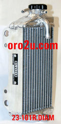 RADIATOR CRF450R 02-04 RIGHT, IROD 008022 HONDA, 19010-MEB-631, 19010-MEB-771