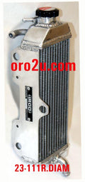 RADIATOR YZF42600-02 RIGHT, IROD 008026 5NL-12461-10-00, WRF400 426 450 00-06