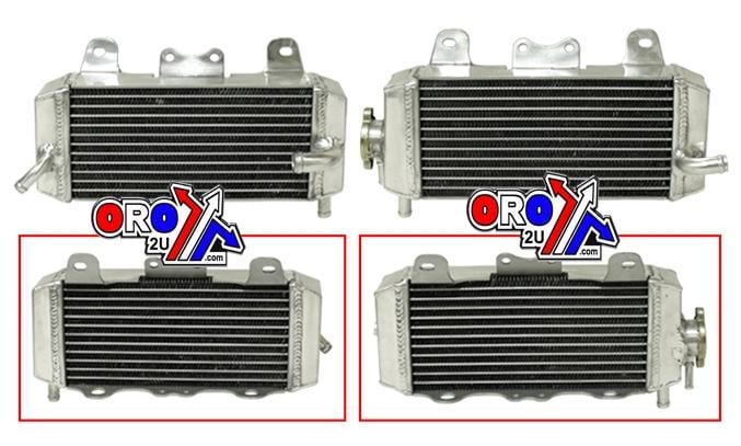 RADIATOR SET ALUMINUM OVERSIZE 2006 YZF250 SET OS YAMAHA WRF250 07-09 5XC-1240A-90-00
