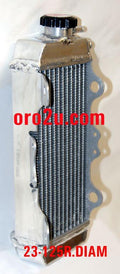 RADIATOR RIGHT YZF250 07-09, 008012 IROD, 5XC-12461-G0-00