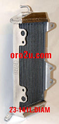 RADIATOR KX450F 09-11 LEFT, 008028 KAWASAKI 39061-0174