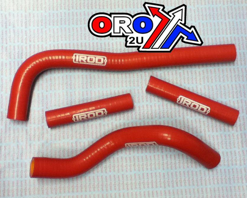 HOSE KIT 4pcs 07-26 HONDA CRF150 RED SILICONE RADIATOR HOSE 19063-KSE-000 19061-KSE-000