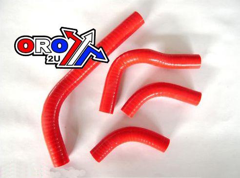 HOSE KIT 4pcs 04-09 CRF250 CRF250X 04-16 RED SILICONE RADIATOR HOSE KITS PSYCHIC MX-10027RD