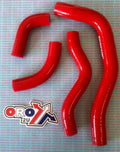 HOSE KIT 4pcs 05-17 CRF450X HONDA, RED SILICONE RADIATOR PSYCHIC MX-10024RD