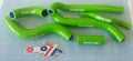 HOSE KIT 6pcs 06-08 KXF250 GREEN, SILICONE, RADIATOR HOSE KAWASAKI PSYCHIC MX-10029GN