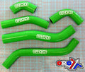 HOSE KIT 5pcs KX450F 06-08 GREEN, SILICONE RADIATORCOOLING, IROD 010023