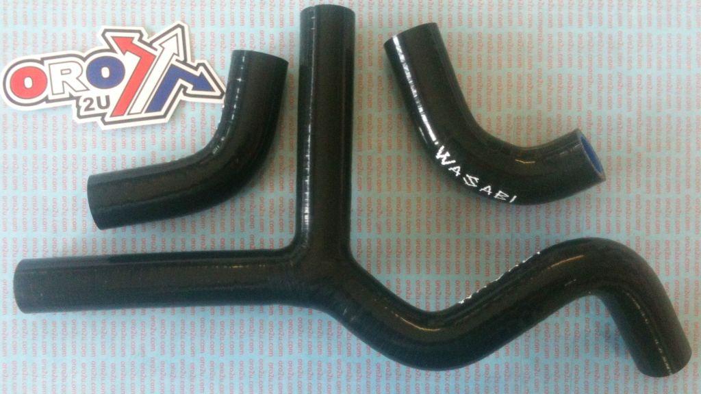 HOSE Y KIT 3pcs 400-560 KTM 4STROKE, BLACK, SILICONE RADIATOR PSYICHC MX-10063