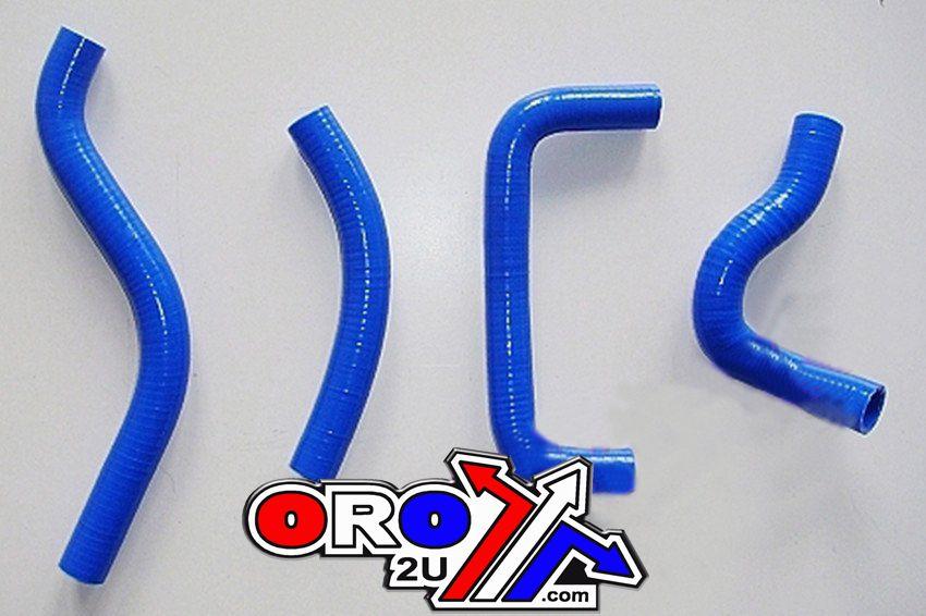HOSE KIT 4pcs 05-06 RMZ450 BLUE, Silicone RADIATOR PIPE SET