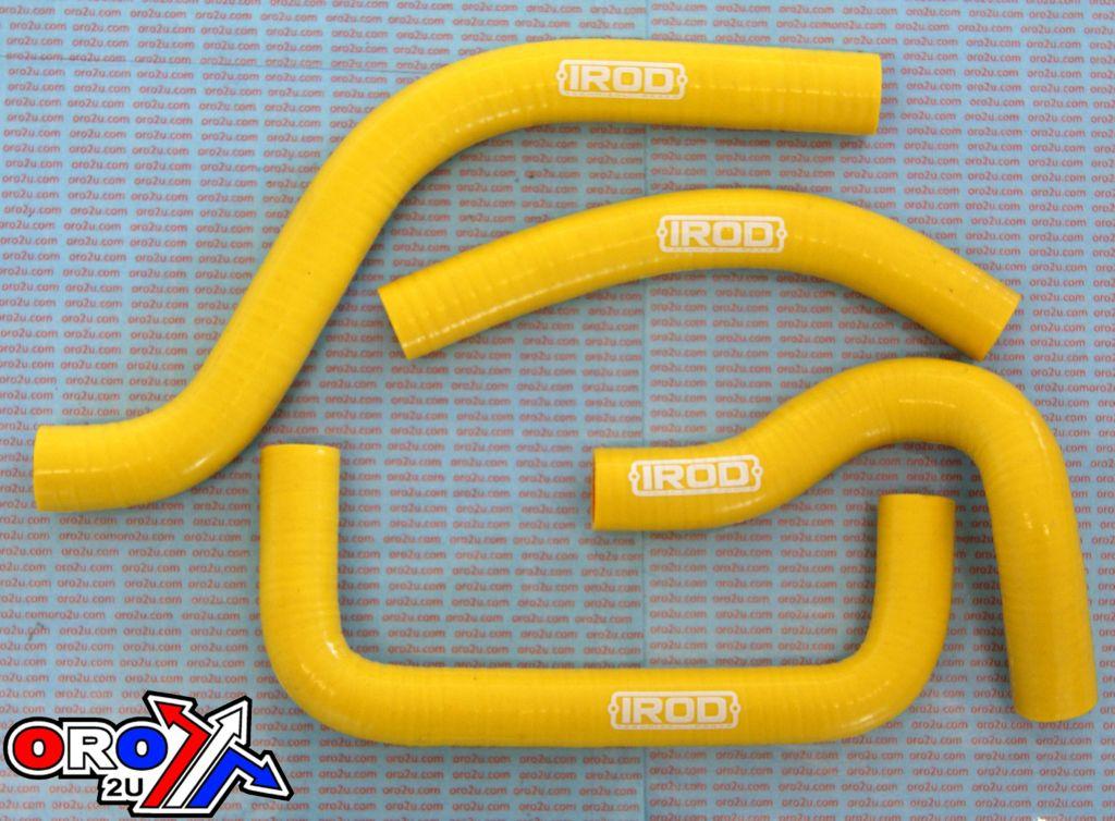 HOSE KIT 4pcs 2005 RMZ450 YELLOW, SILICONE RADIATOR SUZUKI, IROD 010031