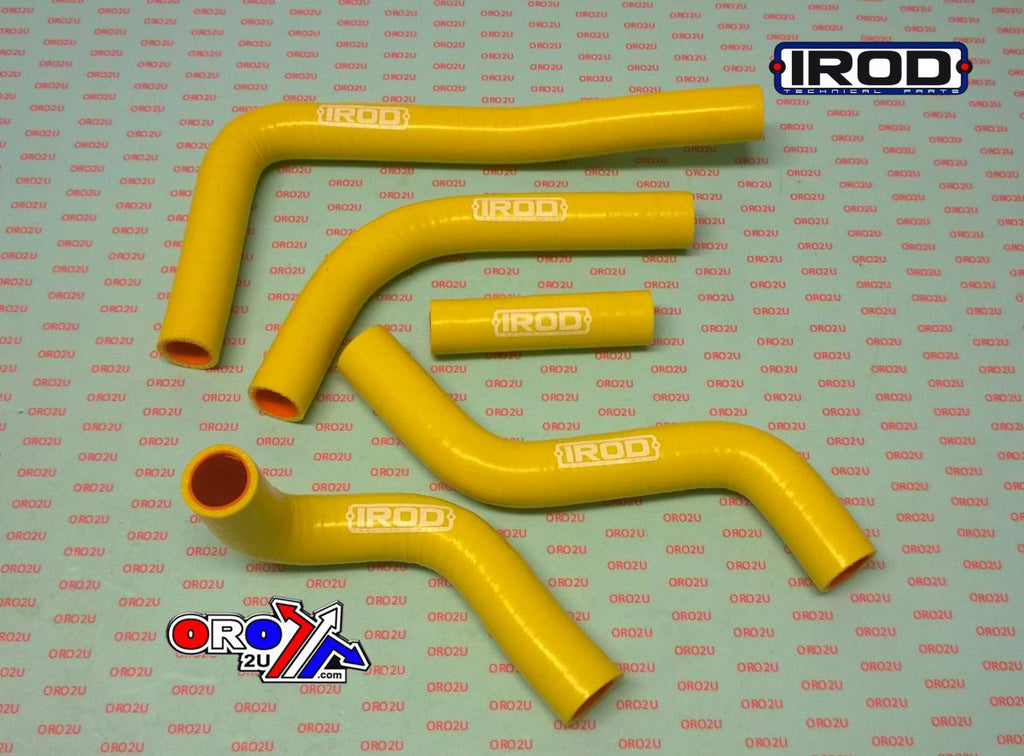 HOSE KIT 5pcs 08-17 RMZ450 YELLOW, SILICONE RADIATOR SUZUKI, IROD 010034
