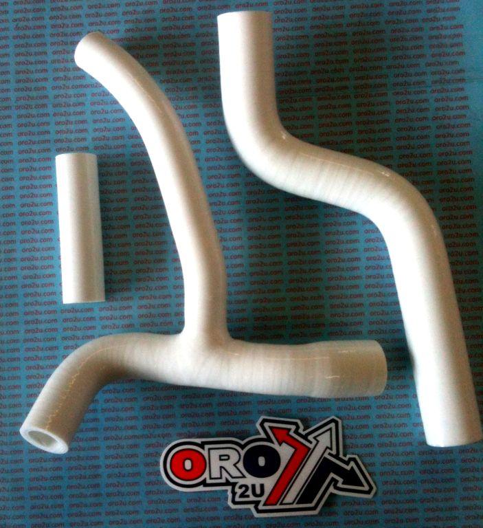 HOSE Y KIT 3pcs 02-09 YZF250 WHITE SILICONE RADIATOR HOSE