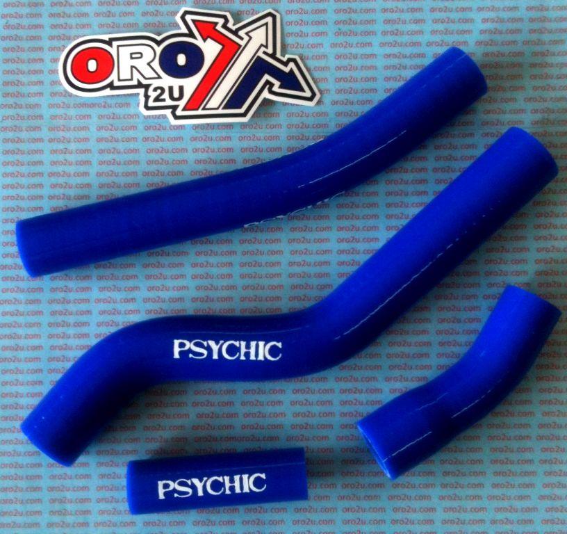 HOSE KIT 4pcs 03-09 YZF450, SILICONE RADIATOR YAMAHA, PSYCHIC MX-10035 BLUE