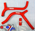 HOSE Y KIT 3pcs 09-12 CRF450 RED KIT/3, SILICONE RADIATOR HOSE HONDA, IROD 010010