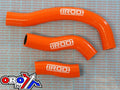 HOSE KIT 3pcs SXF450 07-10 KTM, SILICONE RADIATOR ORANGE, IROD 010043