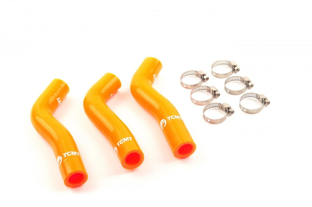 HOSE KIT 3pcs SX-F250 SXF250  07-12 KTM, SILICONE RADIATOR ORANGE 77035027100 77035025000 77035024000