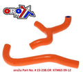 HOSE Y KIT 2pcs 65 SX 09-15 KTM, SILICONE RADIATOR ORANGE, IROD 010055