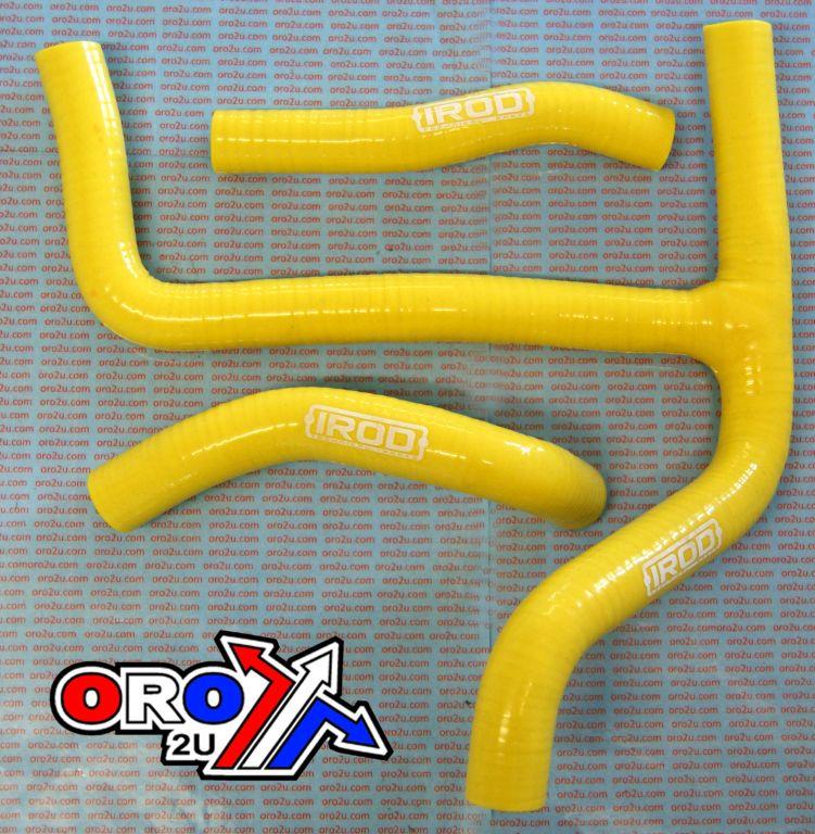 HOSE Y KIT 3pcs 10-12 RMZ250 YEL, SILICONE RADIATOR SUZUKI, IROD 010030 3pcs