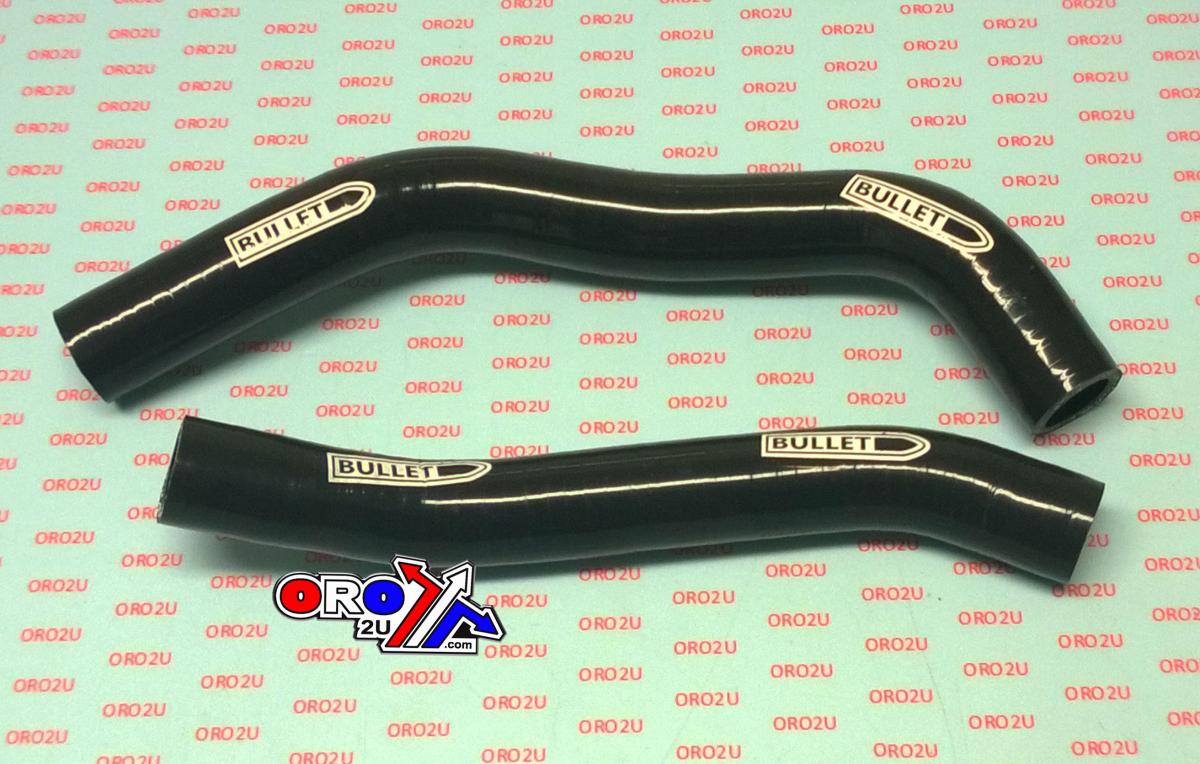 HOSE KIT 2pcs 02-20 YZ85 BLACK, SILICONE RADIATOR YAMAHA
