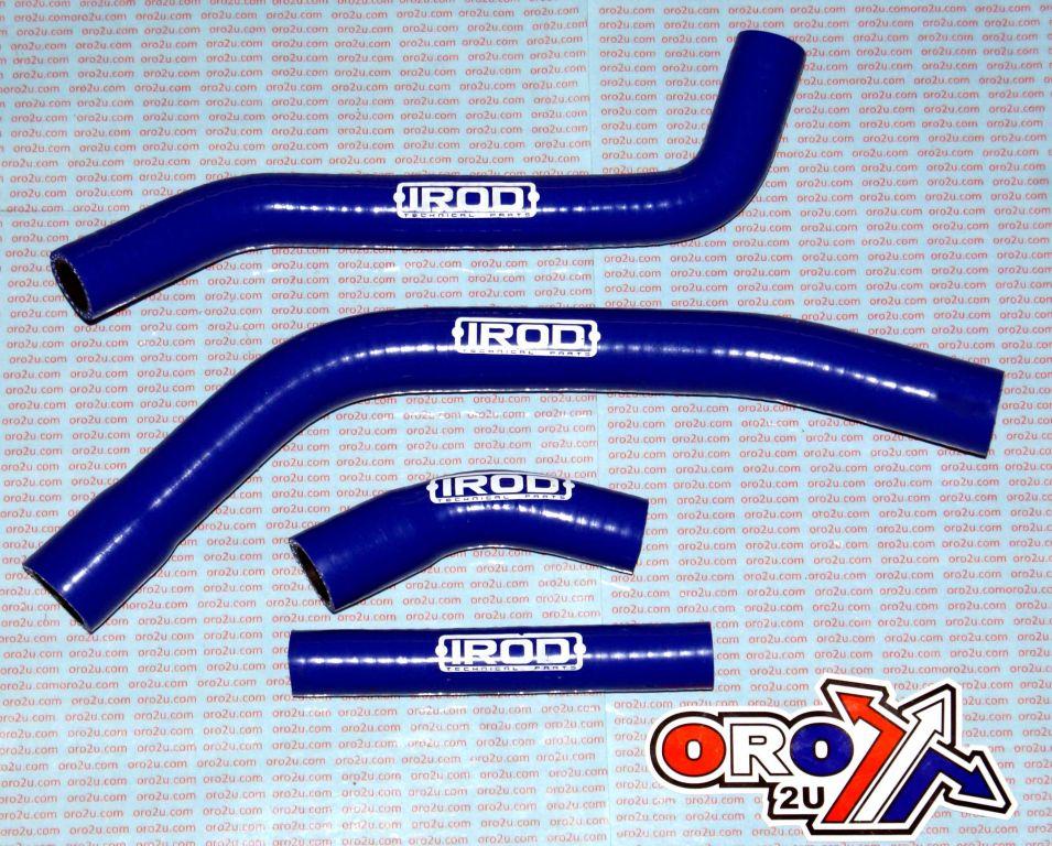 HOSE KIT 4pcs 10-17 YZF450 BLUE, SILICONE RADIATOR YAMAHA, IROD 010054