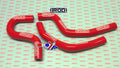 HOSE KIT 3pcs CR85 1998-2007, SILICONE RADIATOR RED HONDA, IROD 010001