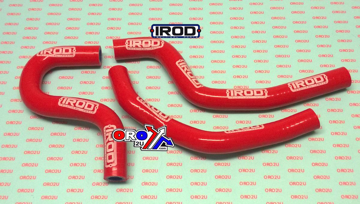HOSE KIT 3pcs CR85 1998-2007, SILICONE RADIATOR RED HONDA, IROD 010001