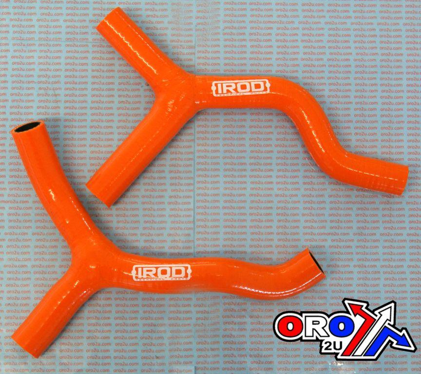 HOSE Y KIT 2pcs SX85 85SX 13-17 KTM, SX105 SILICONE RADIATOR ORANGE, IROD 010060